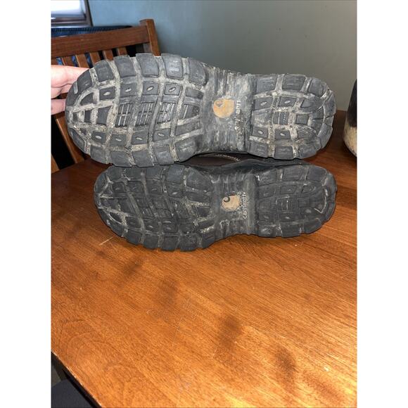 Carhartt Safety Boots Men Size 11 ASTM F2413-18 Brown Steel Toe - Picture 5 of 5